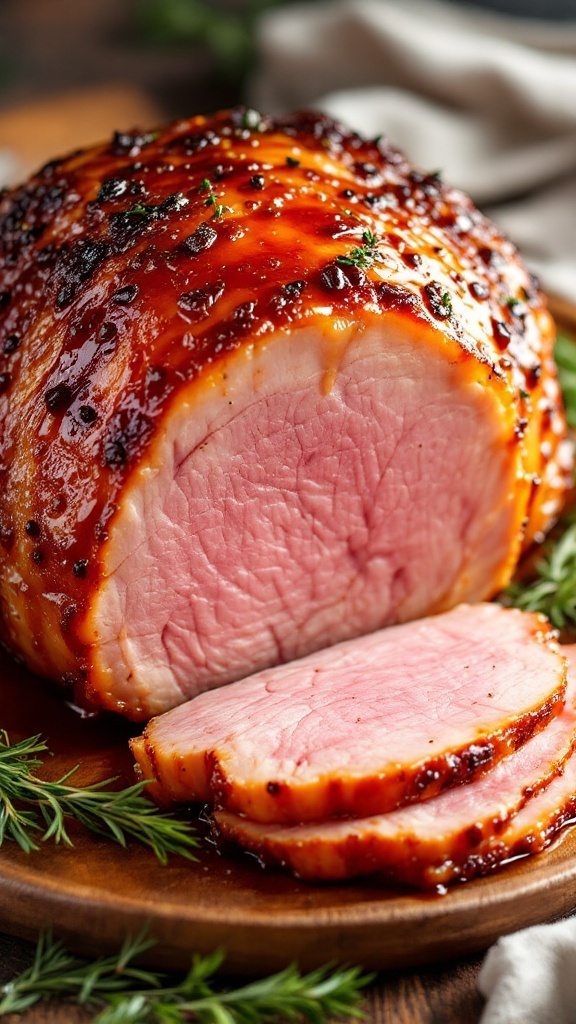 honey glazed ham